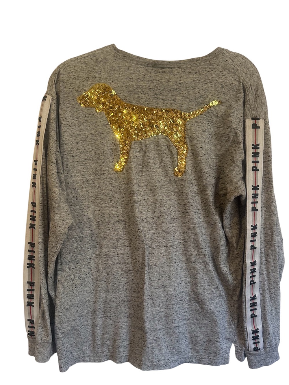 Victoria Secret Pink bling dog sequins women’s size large
